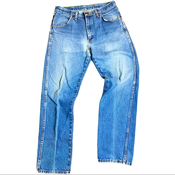 Vintage Rustler Denim Blue Jeans Faded Men’s 30x29